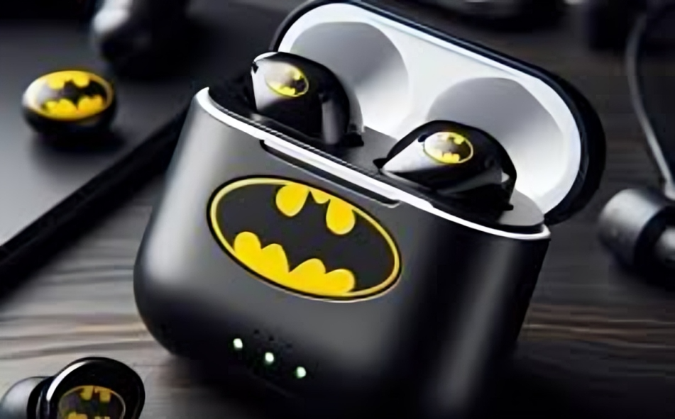 Batman Style Wireless BT Earbuds